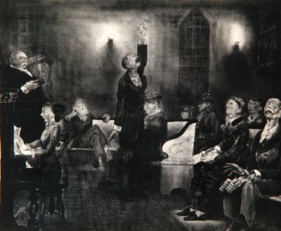 Prayer Meeting by George Wesley Bellows